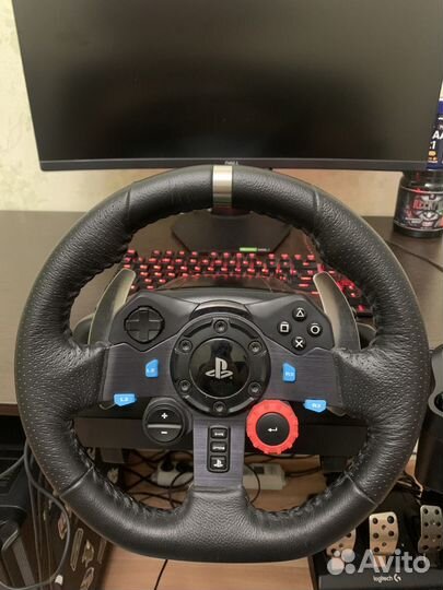 Игровой руль logitech g29+shifter