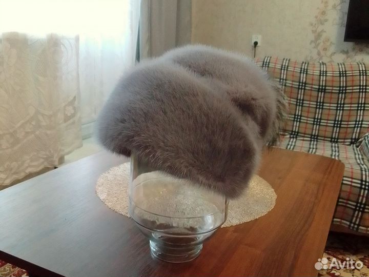 Шапка норковая женская