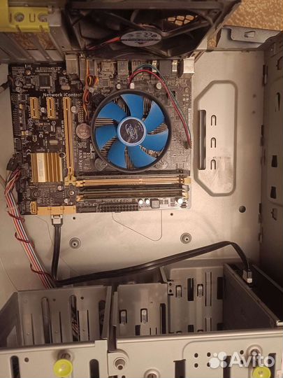 Материнская плата с процессором