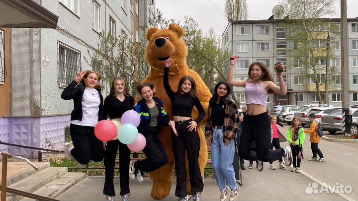 Поздравление от Ростовых кукол Маши и Медведей