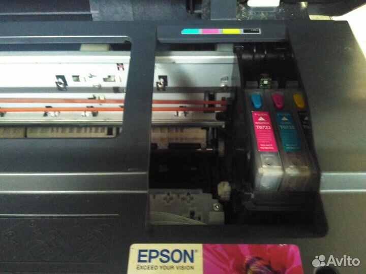 Цветное Мфу Epson Stylus TX200 с пзк