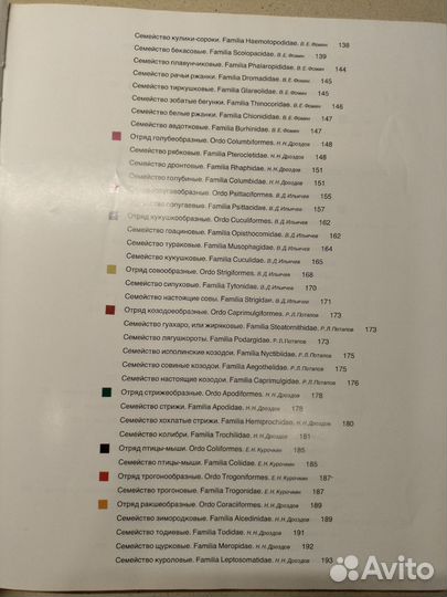 Справочник серии Фауна мира. Птицы