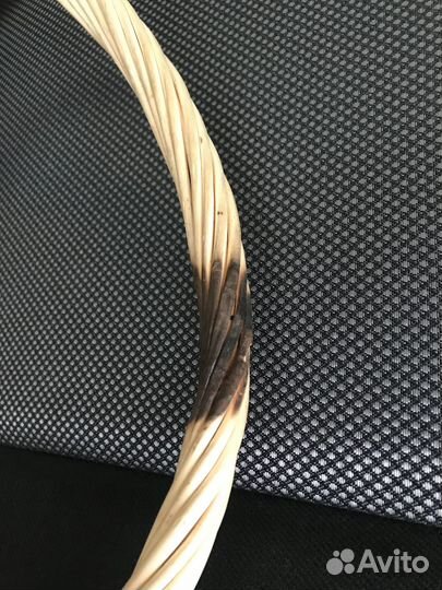 Корзина плетеная круглая