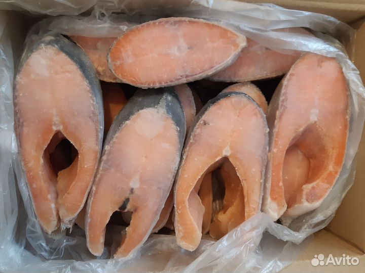 Стейки форели крупный