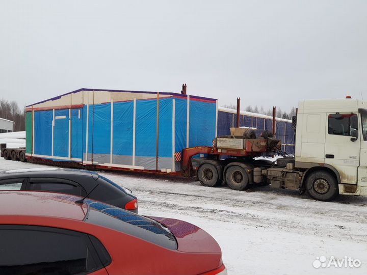 Перевозки негабарита тралом