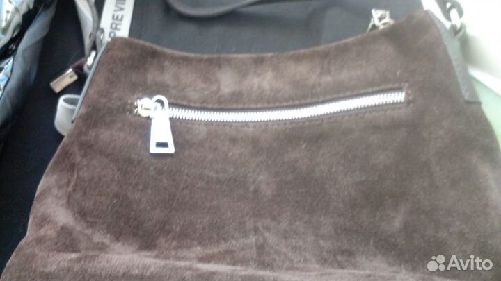 Сумка женская через плечо,натуральная замша