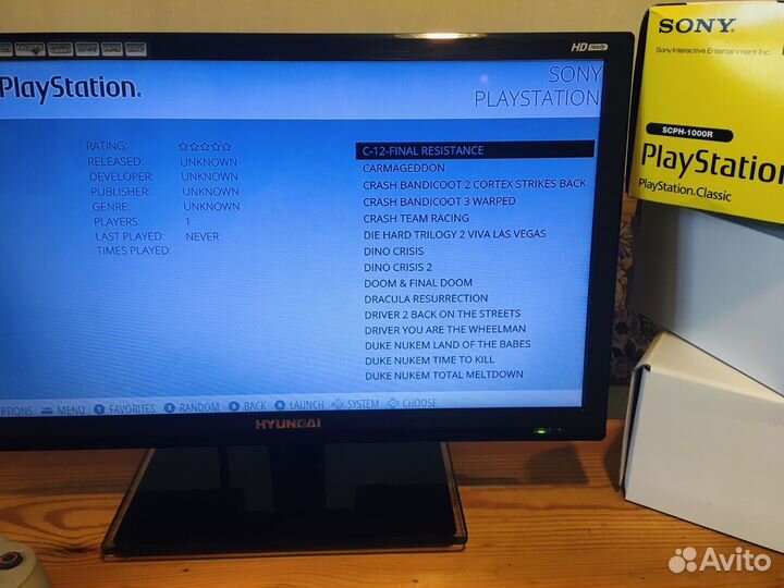 PS Classic прошитая 32 gb 50+ игр добавлено