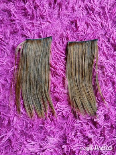 Волосы на заколках