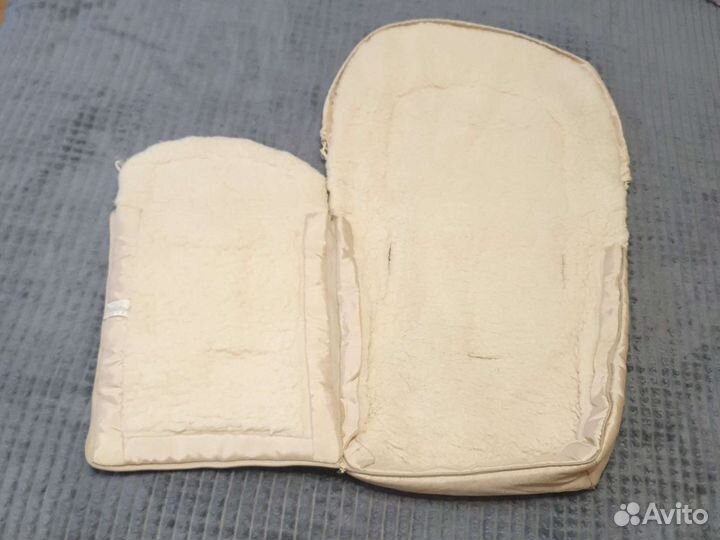 Меховой конверт в коляску Womar