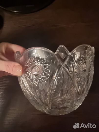 Салатник хрустальный