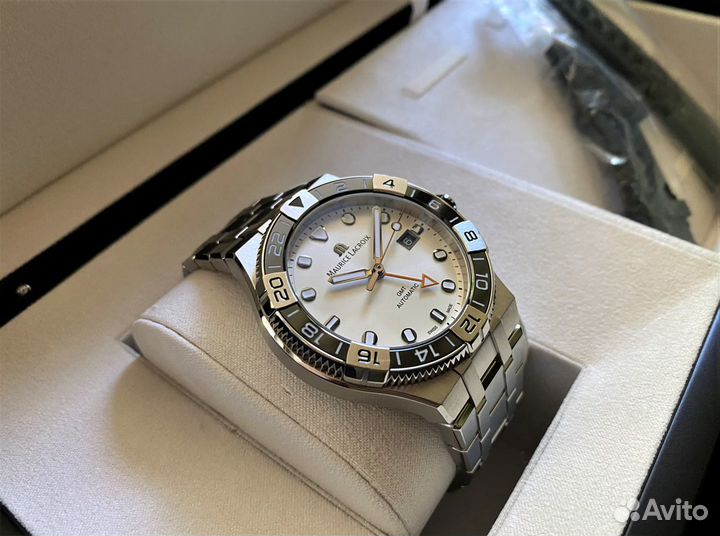 Maurice Lacroix Aikon GMT White +RS Новые\Оригинал