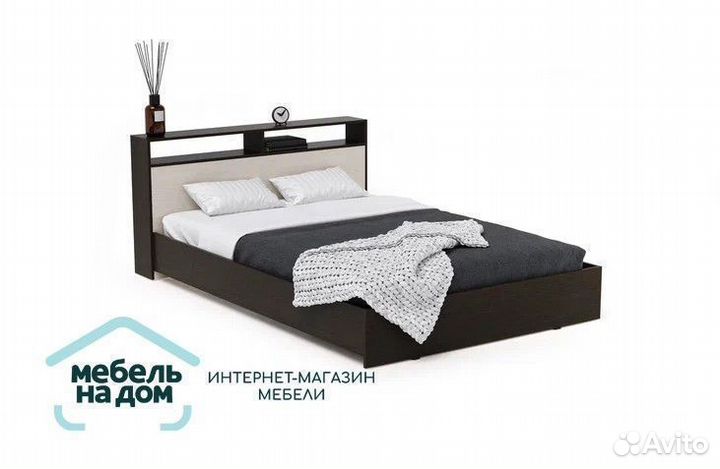 Кровать двуспальная 140х200