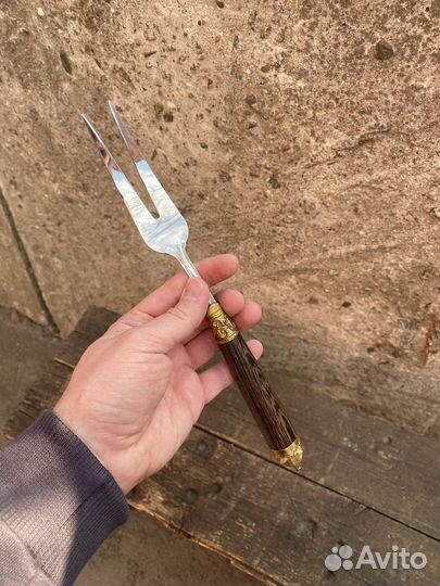 Вилка для снятия мяса с шампура