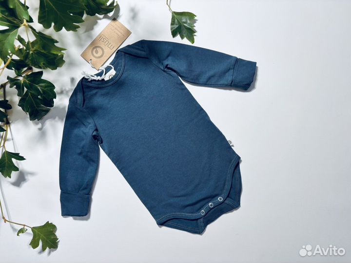 Боди с длинным рукавом 56-62