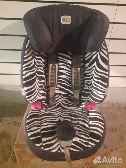 Детское автокресло britax evolva plus SMART zebra