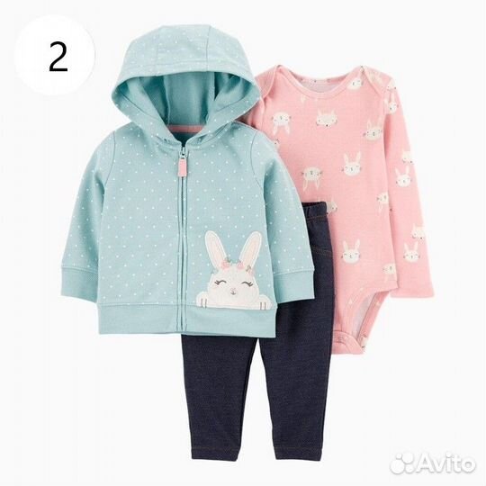 Детская одежда комплекты для девочек от Carters