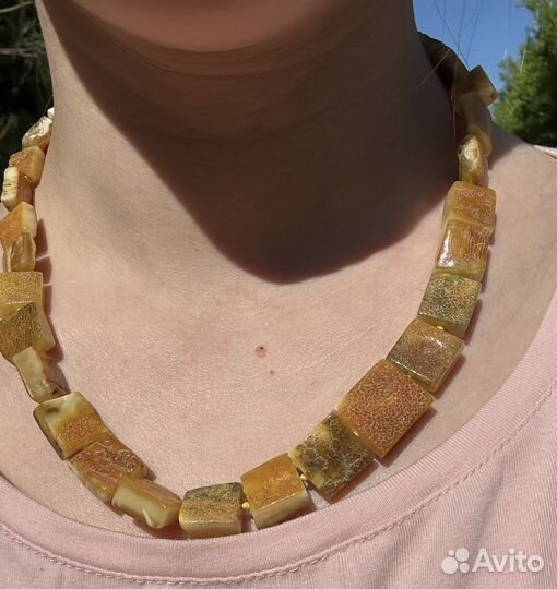 Бусы из янтаря