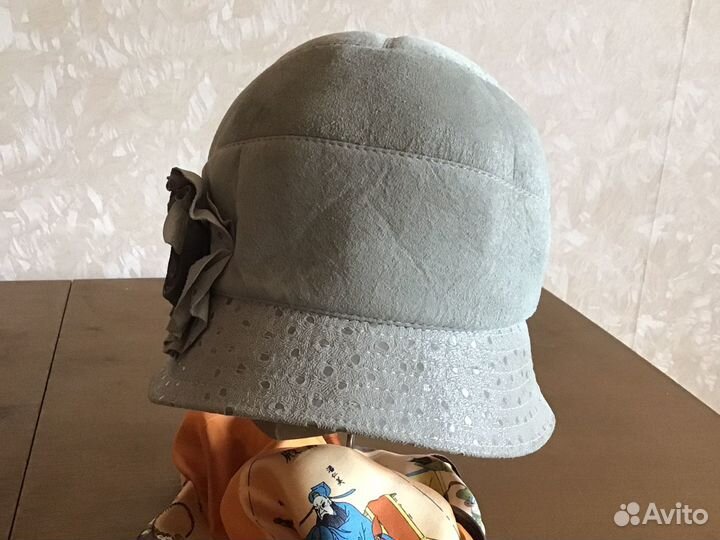 Шляпа жен. Замша. утепленная