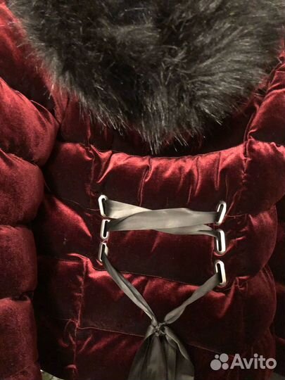 Куртка пуховик бархатная Killstar