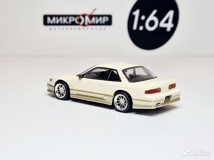 Модель Tarmac 1/64 Nissan Silvia S13, Кремовый