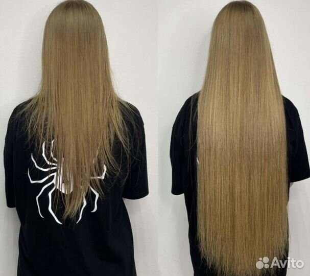 Наращивание волос (натуральные и биопротеиновые)