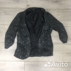 Zara Night лимитированный пиджак с пайетками новый