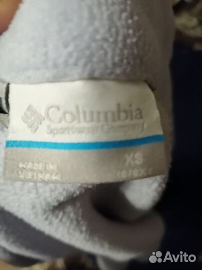 Детская флисовая кофта columbia 122-128