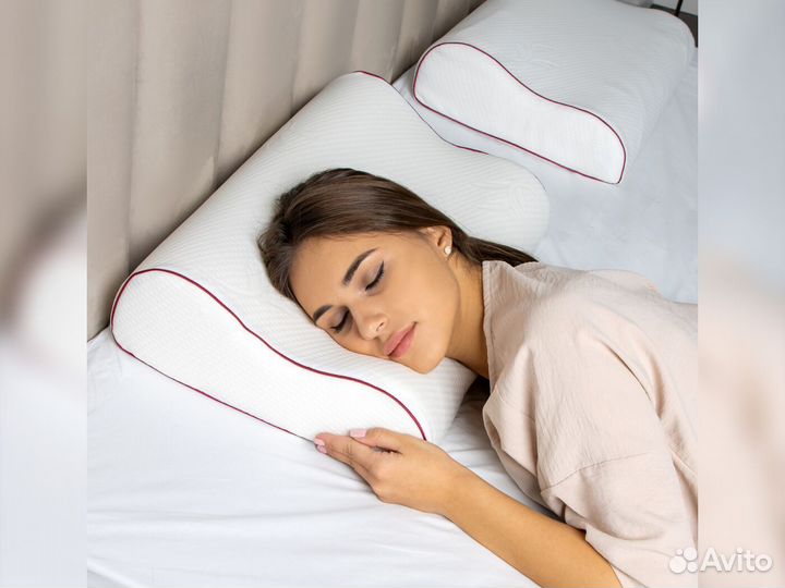 Анатомическая подушка для сна с эффектом памяти