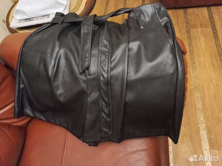 Шорты женские кожаные