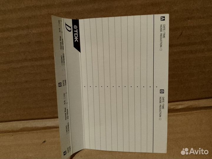 Аудиокассета TDK d90