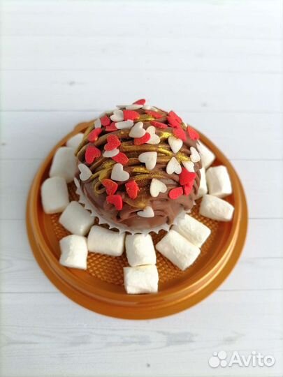 Шоколадные бомбочки с маршмеллоу