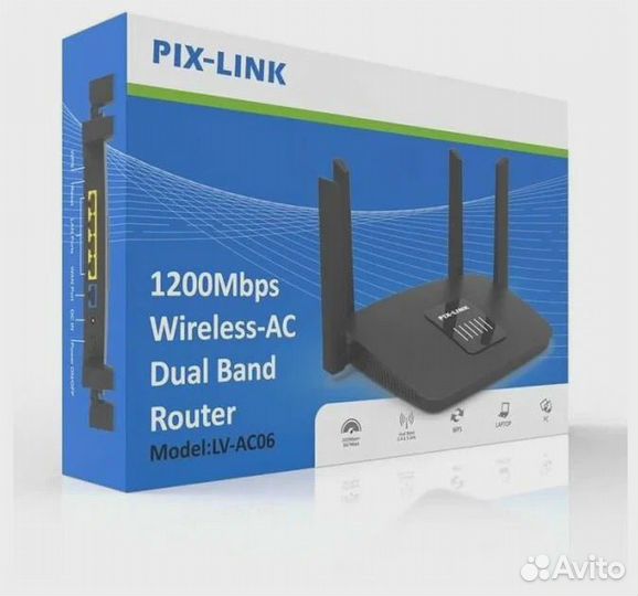 Роутер PIX-link 1200Mbps