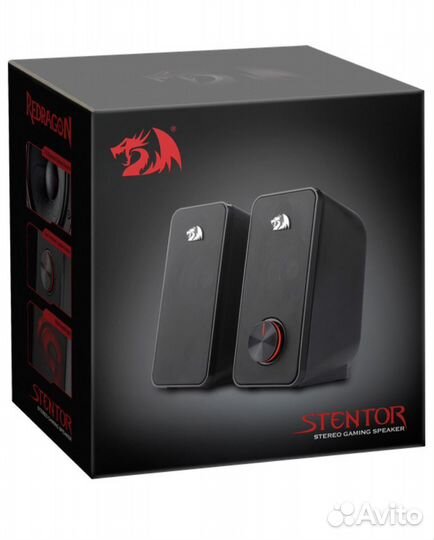 Колонки компьютерные Redragon Stentor Black Rgb