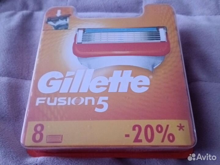 Картриджи Gillette fusion 5 8 шт