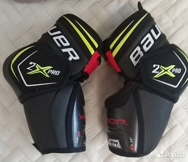 Налокотники хоккейные bauer vapor 2x pro разм JR L