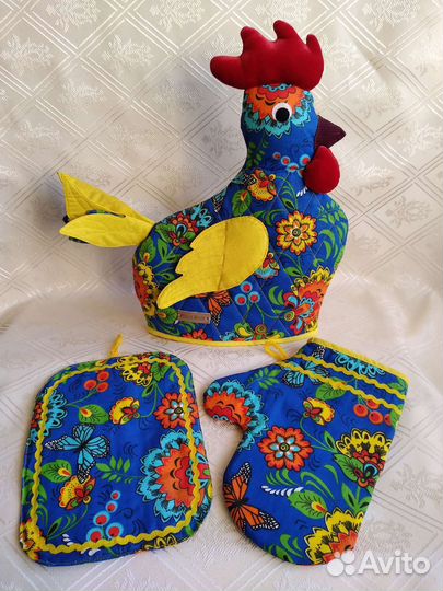 Грелка на чайник Петух