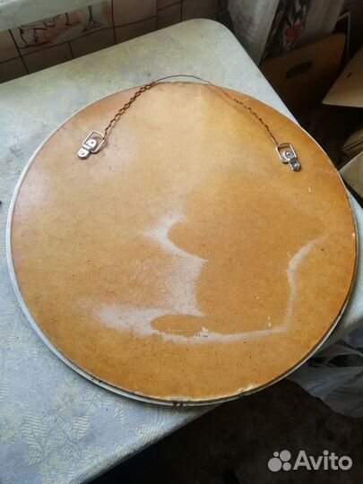 Зеркало настенное круглое СССР 50см