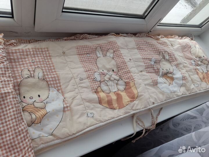 Бортики в детскую кроватку бу