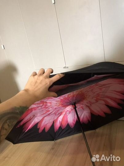 Зонт большой с обратным раскрытием
