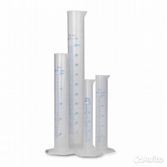 Лабораторная посуда, мерные цилиндры