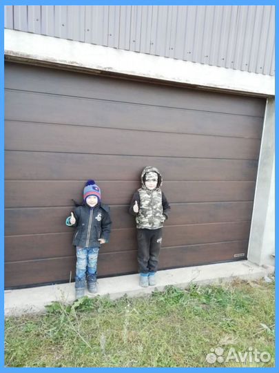 Автоматические секционные гаражные ворота