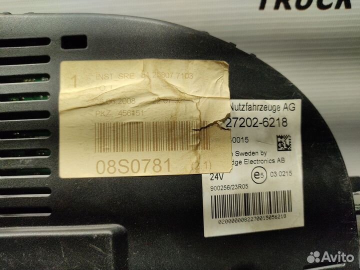 Панель приборов Man TGA, Man TGL, Man TGM, Man TGS