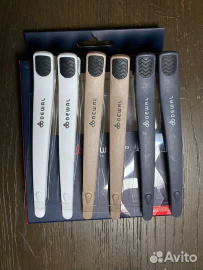 Зажимы из карбона для волос Dewal JB-0033