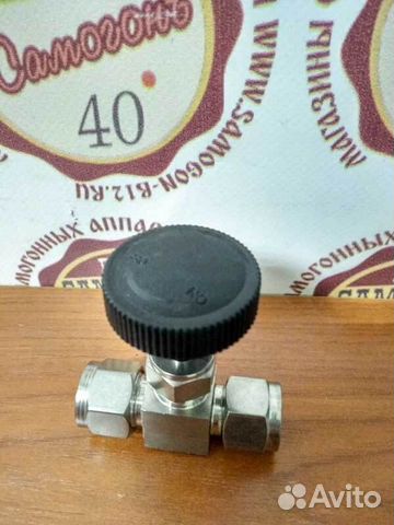 Кран игольчатый, нержавейка 10мм