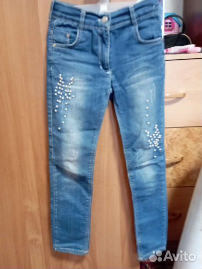 Джинсы для девочки 122 128