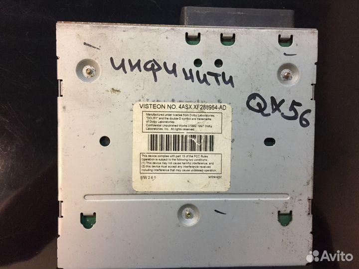 Магнитола для Infiniti QX 56