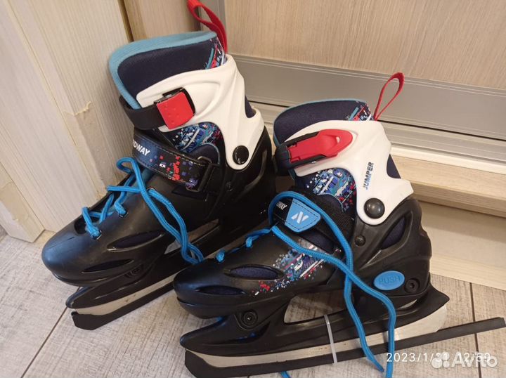 Коньки хоккейные раздвижные детские 30-33рр