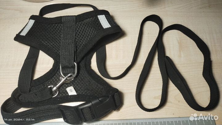 Шлейка поводок S для кошки, собаки