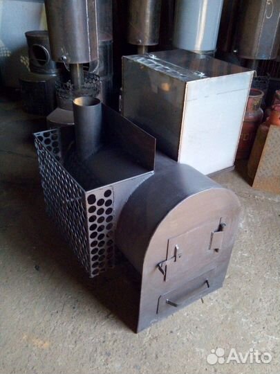 Печь для бани. на три помещения