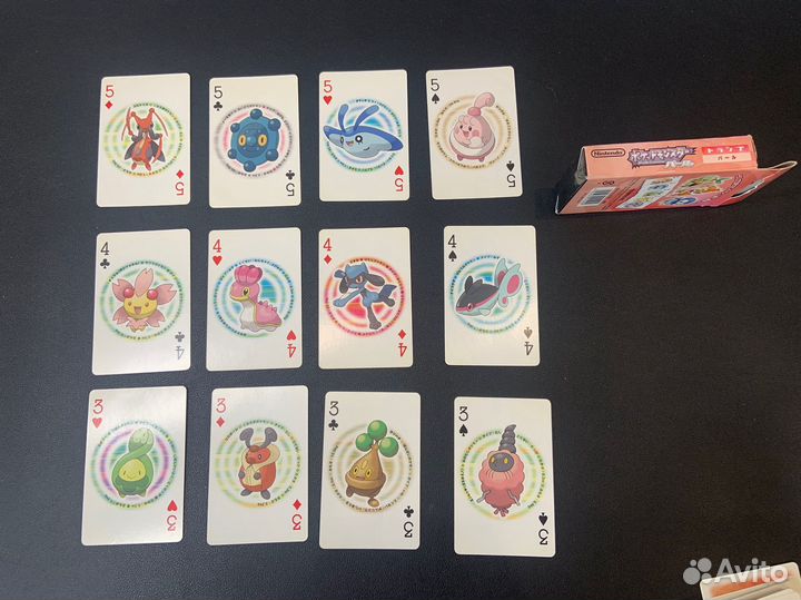 Pokemon pearl игральные карты 2007 год